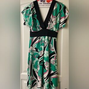 Multi color dress. Stretchy